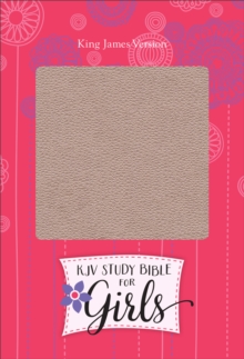 KJV Study Bible for Girls Pink Pearl/Gray, Vine Design LeatherTouch