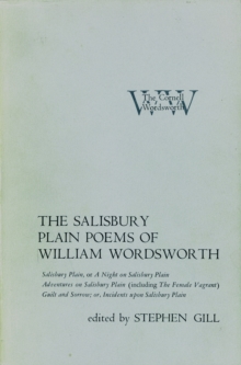 Salisbury Plain Poems of William Wordsworth