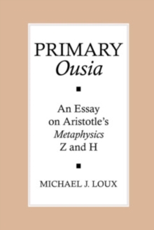 Primary "Ousia"