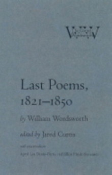 Image for Last Poems, 1821-1850