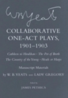 Image for Collaborative one-act plays, 1901-1903  : manuscript materials