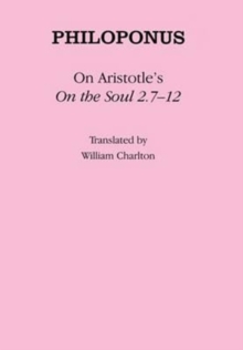 On Aristotle's "On the Soul 2.7-12"