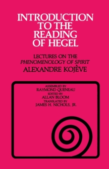 Image for Introduction to the Reading of Hegel