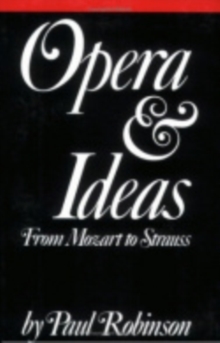 Opera and Ideas