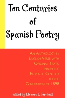 Image for Ten Centuries of Spanish Poetry