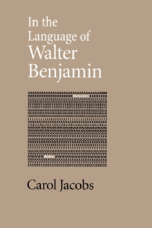 Image for In the Language of Walter Benjamin