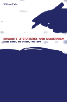 Image for Minority Literatures and Modernism