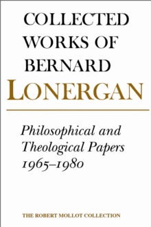 Philosophical and Theological Papers, 1965-1980