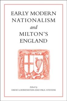 Image for Early Modern Nationalism and Milton's England