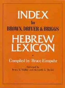 Image for Index to Brown, Driver & Briggs Hebrew lexicon