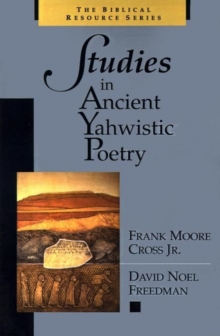 Image for Studies in Ancient Yahwistic Poetry