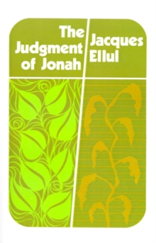 Image for The Judgment of Jonah Jacques Ellul