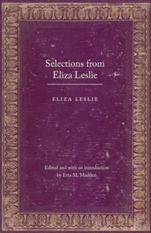 Image for Selections from Eliza Leslie