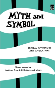 Image for Myth and Symbol : Critical Approaches and Applications