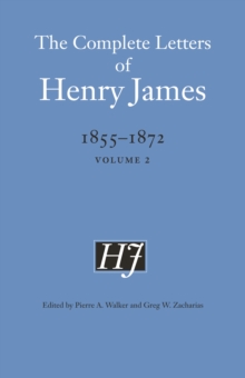 Image for Complete Letters of Henry James, 1855-1872: Volume 2