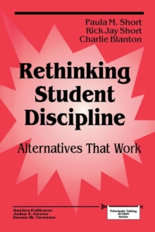 Image for Rethinking Student Discipline : Alternatives that Work