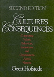 Image for Culture's consequences  : comparing values, behaviors, institutions, and organizations across nations