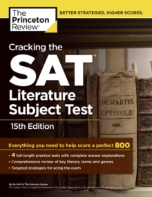 Image for Cracking The Sat Literature Subject Test, 15th Edition