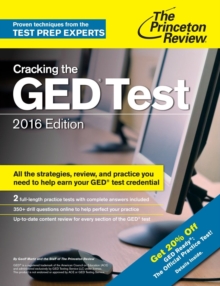Image for Cracking The Ged Test With 2 Practice Exams, 2016 Edition