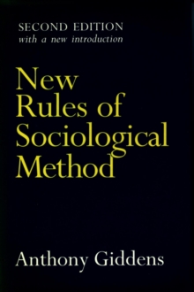 Image for New Rules of Sociological Method