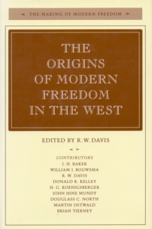 Image for The Origins of Modern Freedom in the West