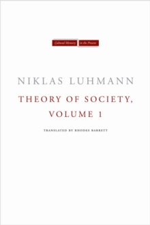 Theory of Society, Volume 1