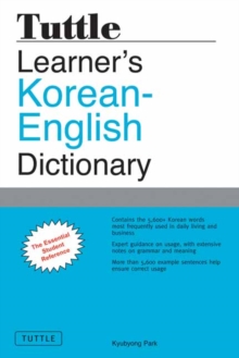 Tuttle Learner’s Korean-English Dictionary: The Essential Student Reference