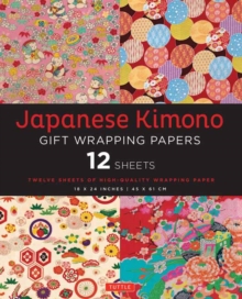 Image for Japanese Kimono Gift Wrapping Papers - 12 Sheets : 18 x 24 inch (45 x 61 cm) Wrapping Paper