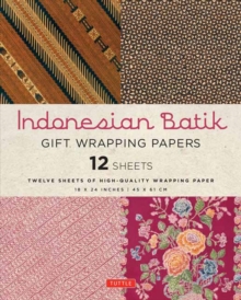 Image for Indonesian Batik Gift Wrapping Papers - 12 Sheets