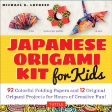 Japanese Origami Kit for Kids: 92 Colorful Folding Papers and 12 Original Origami Projects for Hours of Creative Fun! [Origami Book with 12 projects]