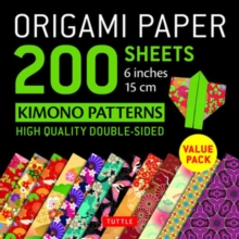 Image for Origami Paper 200 sheets Kimono Patterns 6 (15 cm)