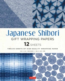 Image for Japanese Shibori Gift Wrapping Papers - 12 Sheets : 18 x 24 inch (45 x 61 cm) Wrapping Paper