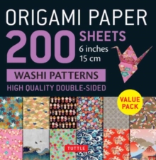 Image for Origami Paper 200 sheets Washi Patterns 6" (15 cm)