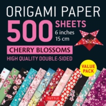 Origami Paper 500 sheets Cherry Blossoms 6 inch (15 cm)