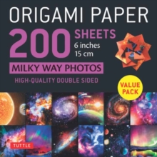 Image for Origami Paper 200 sheets Milky Way Photos 6 Inches (15 cm)