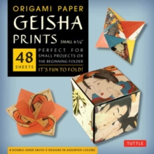 Origami Paper Geisha Prints 48 Sheets 6 3/4″ (17 cm): Large Tuttle Origami Paper: Origami Sheets Printed with 8 Different Designs (Instructions for 6 Projects Included)