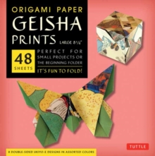 Image for Origami Paper Geisha Prints 48 Sheets X-Large 8 1/4" (21 cm) : Extra Large Tuttle Origami Paper: Origami Sheets Printed with 8 Different Designs (Instructions for 6 Projects Included)