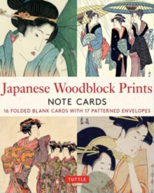 Japanese Woodblock Prints, 16 Note Cards: 16 Different Blank Cards with 17 Patterned Envelopes in a Keepsake Box!