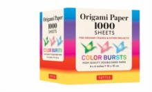 Origami Paper Color Bursts 1,000 sheets 4″ (10 cm): Tuttle Origami Paper: Double-Sided Origami Sheets Printed with 12 Different Designs (Instructions Included)