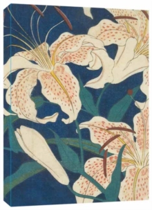 Hiroshige Spotted Lilies Dotted Paperback Journal: Blank Notebook with Pocket