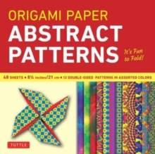 Origami Paper – Abstract Patterns – 8 1/4″ – 48 Sheets: Tuttle Origami Paper: Large Origami Sheets Printed with 12 Different Designs: Instructions for 6 Projects Included