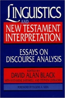 Image for Linguistics and New Testament Interpretation