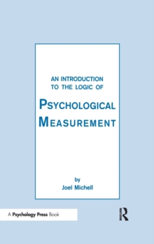 Introduction To the Logic of Psychological Measurement