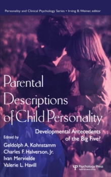 Parental Descriptions of Child Personality