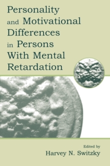 Image for Personality and Motivational Differences in Persons With Mental Retardation