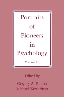Portraits of Pioneers in Psychology