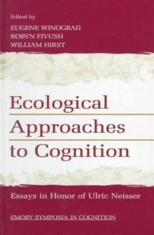 Image for Ecological Approaches to Cognition