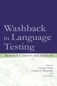 Image for Washback in language testing  : research contexts and methods