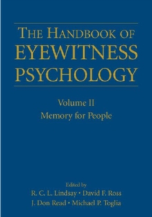 Image for Handbook of eyewitness psychologyVol. 2: Memory for people