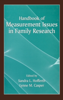 Image for Handbook of Measurement Issues in Family Research